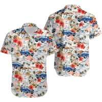 F.o.r.d Mustang Hawaiian Beach No.1 Hawaiian Shirt, Performance Car