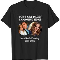 In Memory Of Lisa Marie Presley Shirt, Elvis Presley And His Daughter T-shirt
