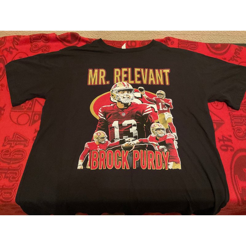 Brock Purdy #13 Mr. Relevant Play Off Football T-shirt