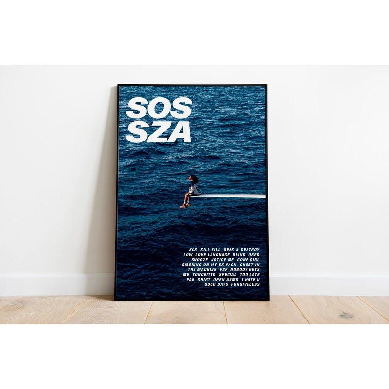 Sza Poster - Sza Sos - Sza Wallart - Sza Decorative