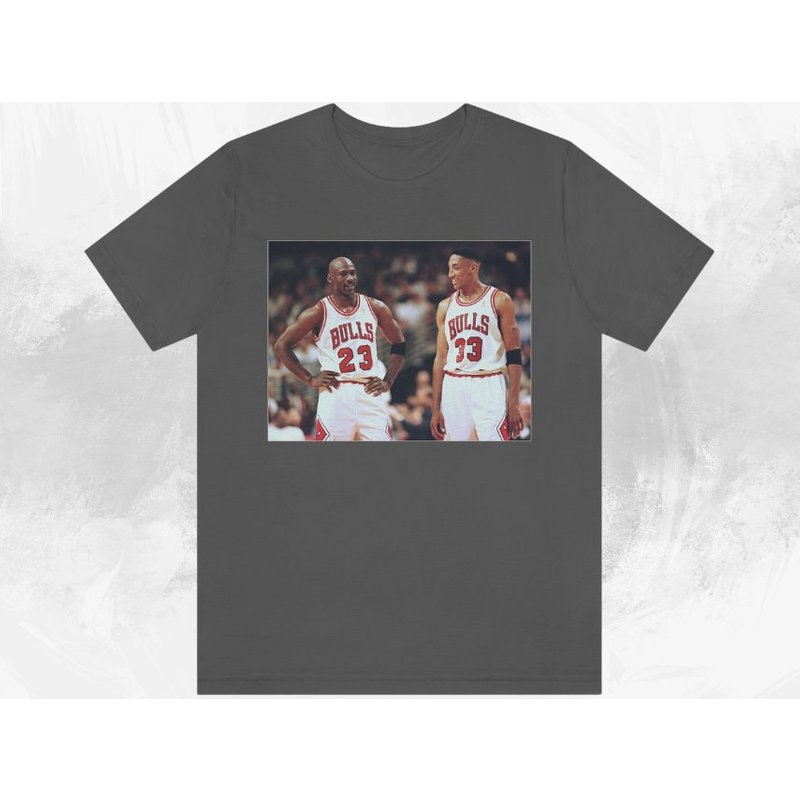 Michael Jordan Scottie Pippen Shirt | Unisex Mens Womens Cotton — T-shirts pour hommes