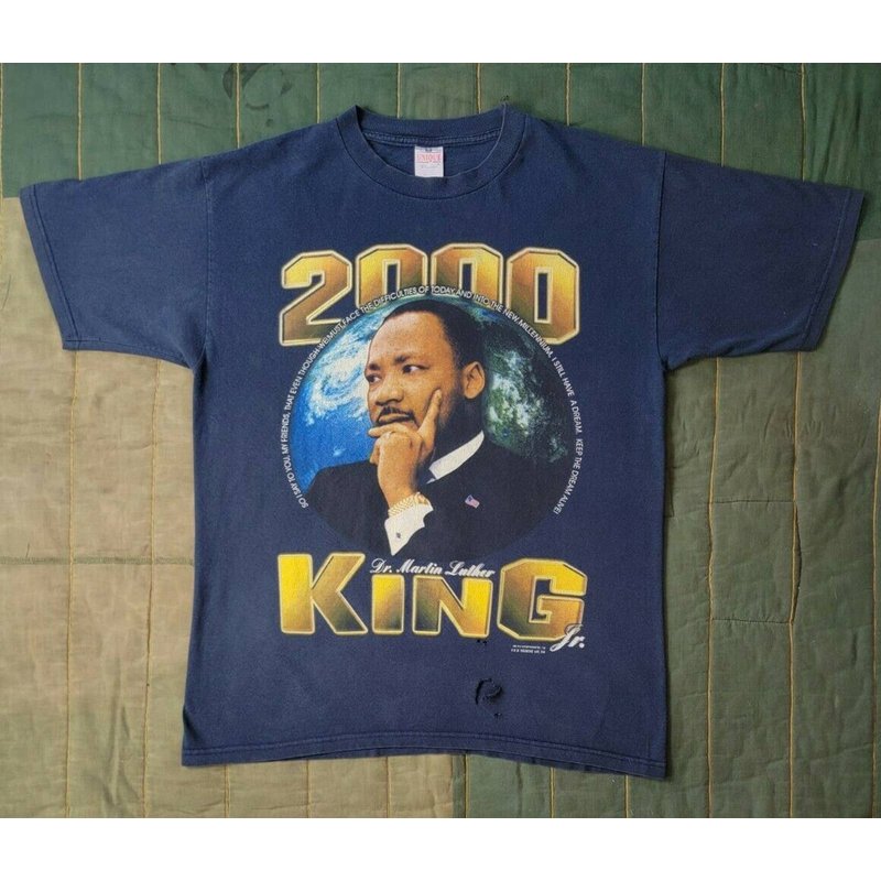 Vintage 2000 Mlk Martin Luther King Jr. Y2k Dream T-shirt — T-shirts pour hommes