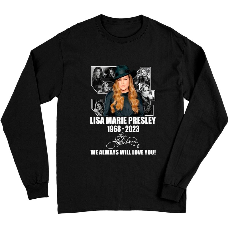 Rip Lisa Marie Presley Shirt, Lisa Marie Presley 1968-2023 Shirt, Rip Lmp Shirt, Lisa Marie Presley Long Sleeves