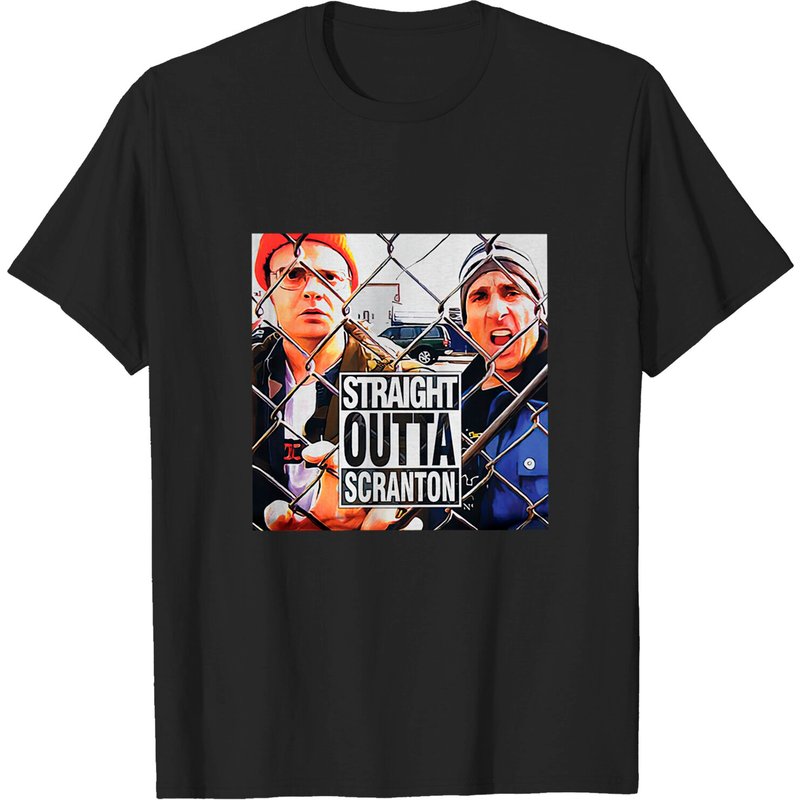 Straight Outta Scranton Shirt, The Office Shirt, The Office Gift, Lazy Scranton Shirt, Straight Outta Scranton Tshirt — T-shirts pour hommes