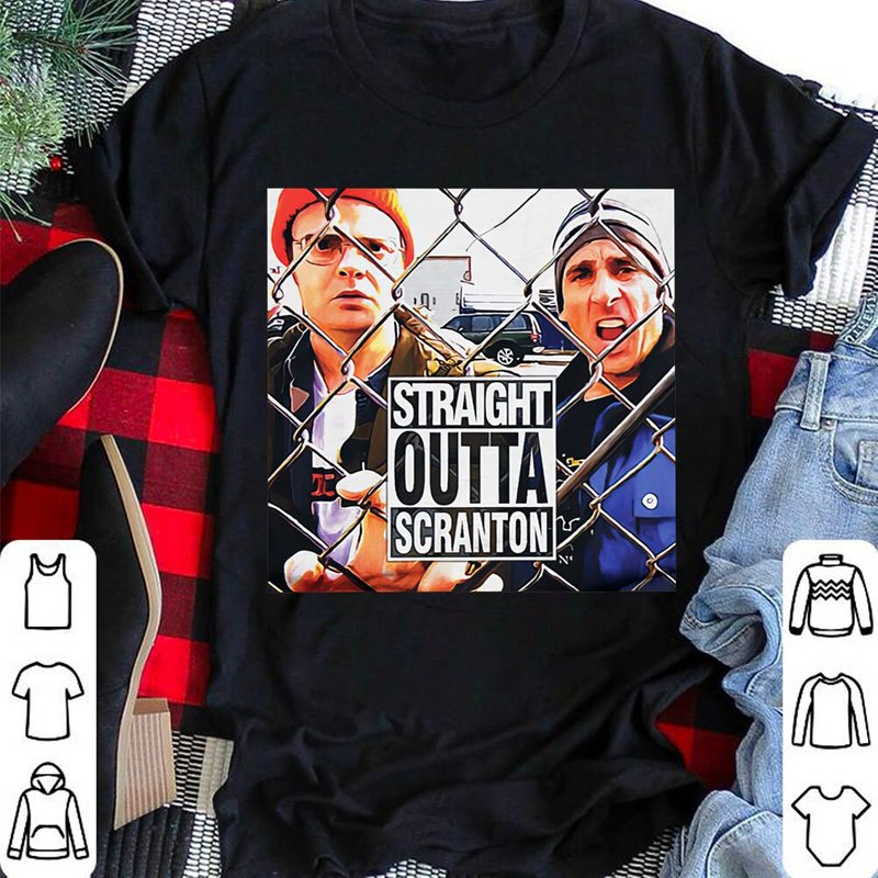 The Office Shirt, The Office Gift, Straight Outta Scranton Shirt, Lazy Scranton Shirt, Straight Outta Scranton Tshirt — T-shirts pour hommes