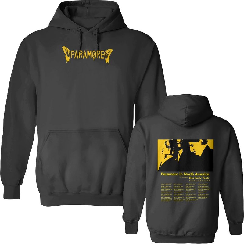 Paramore 2023 Tour T-shirt, Paramore In North America Tour Fan Hoodie — Sweats à capuche pour hommes