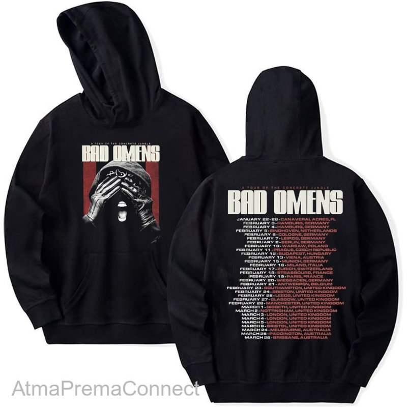 Bad Omens 2023 Tour Concrete Jungle Hoodie
