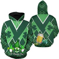 St. Patrick's Day Ireland Gnome Hoodie