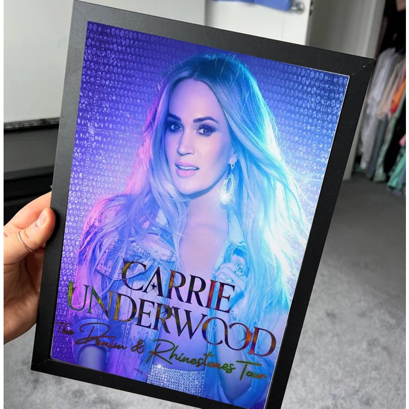 Carrie Underwood The Denim & Rhinestones Tour 2022 Poster — Posters & Prints