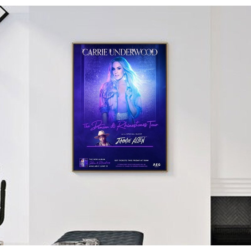 Carrie Underwood Poster, Music Poster — Affiches et impressions