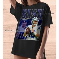 Limited Cooper Rush Vintage 90s #10/quarterback Oversize Shirt