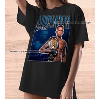 Limited Israel Adesanya Shirt Vintage 90s Oversize Shirt — Mens T Shirts