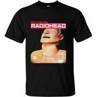 Radiohead The Bends Logo Basic T-shirt Rock Band Unisex Black Shirt