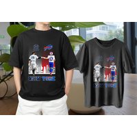 The New York City Sports Teams Aaron Judge Josh Allen Signature Shirt — Mens T Shirts