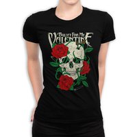 Bullet For My Valentine Skull And Roses T-shirt
