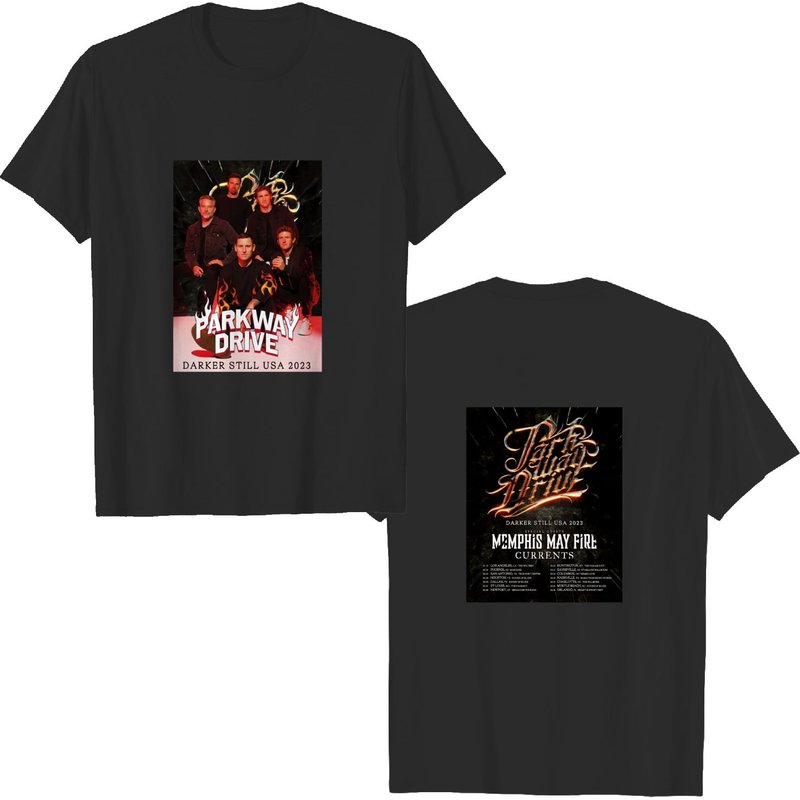 Parkway Drive Darker Still Usa Tour 2023 Shirt, Parkway Drive T-shirt