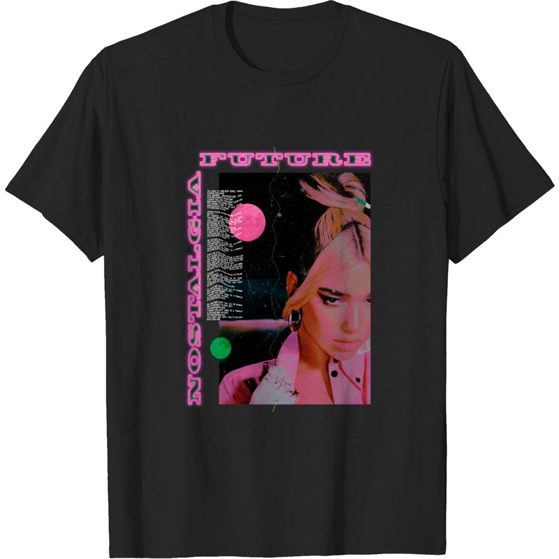 Dua Carlipa Nostalgia T-shirt, Dua Lipa Future Nostalgia