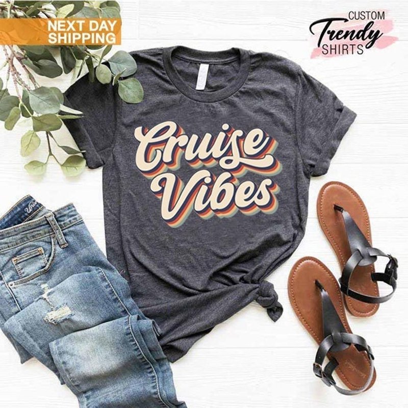 Cruise Vibes Shirt, Friends Summer Vacation Group Gift Shirts, Cruise T-shirt — Mens T Shirts