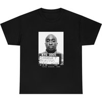 Tupac Shakur, 1995 Rapper Mugshot T-shirt