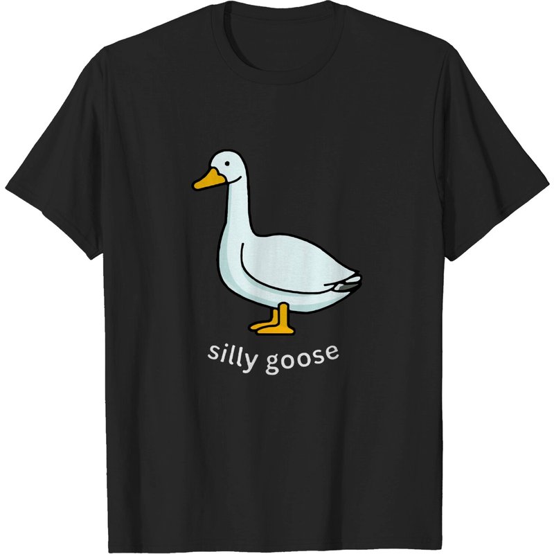 Silly Goose Shirt, Goose T-shirt — T-shirts pour hommes