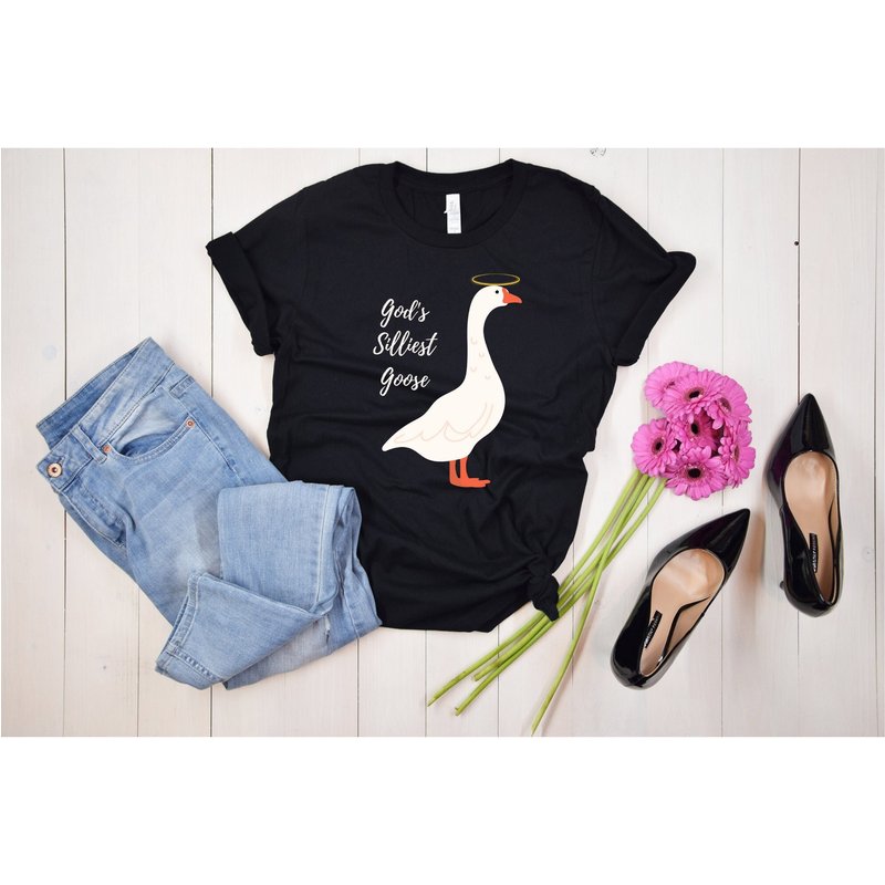 God's Silliest Goose Shirt, Funny T-shirt — T-shirts pour hommes