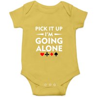 Pick It Up Im Going Alone Euchre Onesies Onesies
