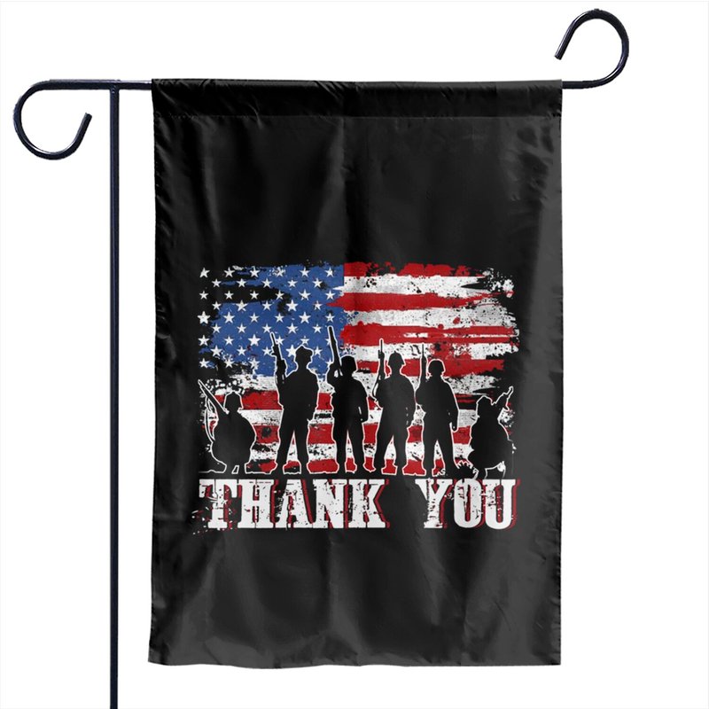 Thank You Veterans Garden Flags — Decorative Flags