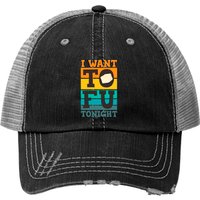 I Want Tofu Tonight Trucker Hats — Casquette de baseball