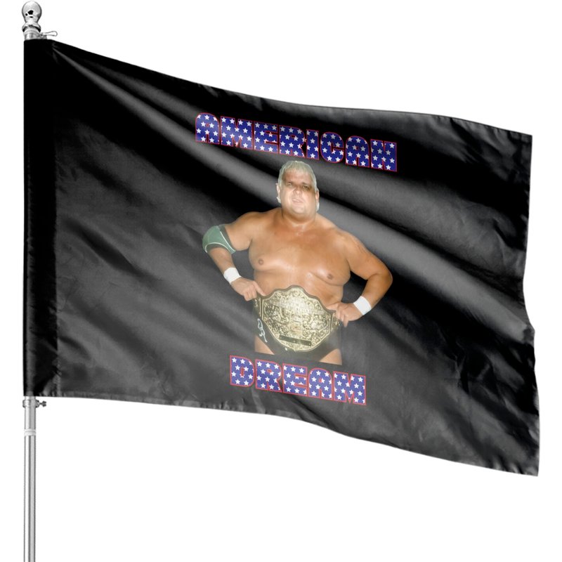 Dusty Rhodes The American Dream - Dusty Rhodes - House Flags — Drapeaux décoratifs