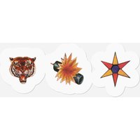 The Beta Band - The 3 Ep's - Album Art - 90s Indie Stickers Stickers — Stickers & Decals