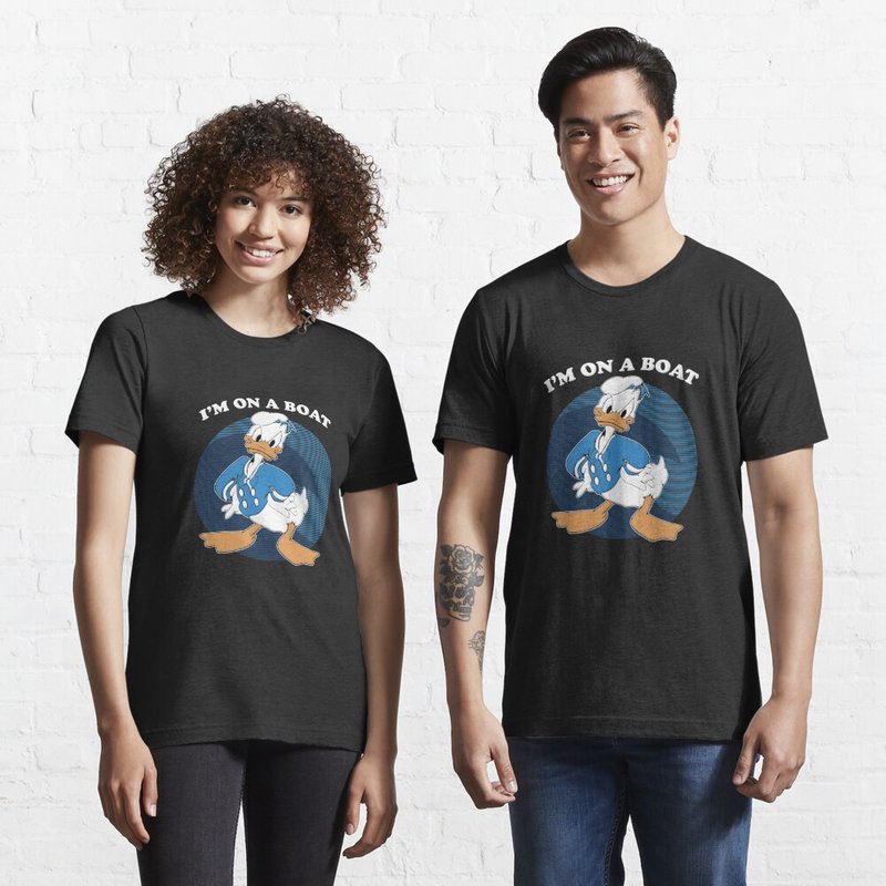 Donald I'm On A Boat T-shirt — T-shirts pour hommes