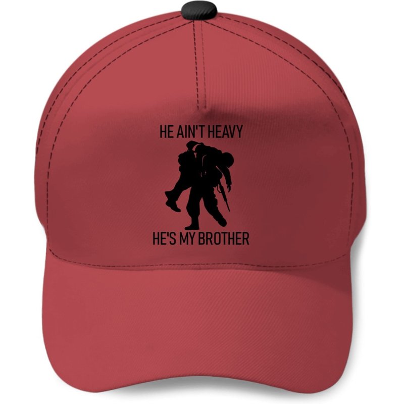 He Ain't Heavy, He's My Brother Black - Military - Baseball Caps — Casquette de baseball