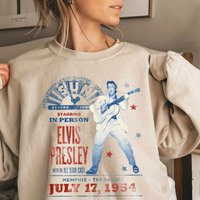 Elvis Presley Starring In Person Men's Sweatshirt — Sweats à capuche pour hommes