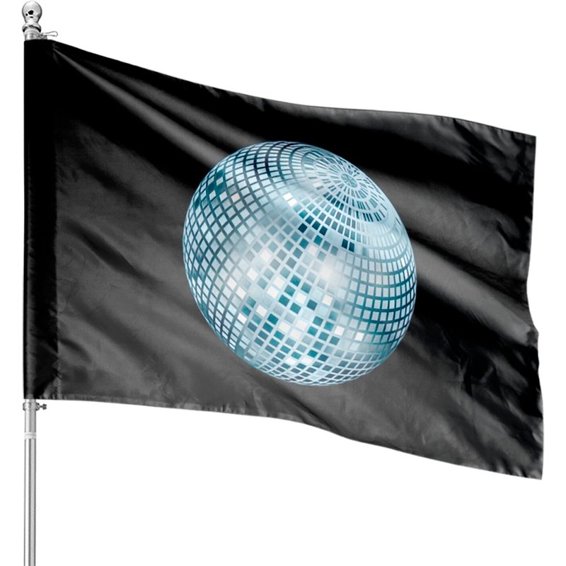 Disco Ball Design - Saturday Night Fever House Flag — Drapeaux décoratifs