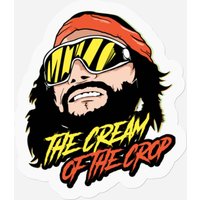 Cream Of The Crop Man - Macho Man - Stickers — Stickers & Decals