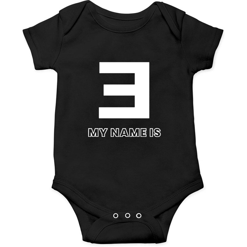 Eminem Logo My Name Is Youth Onesies Pullover — Bodys bébé