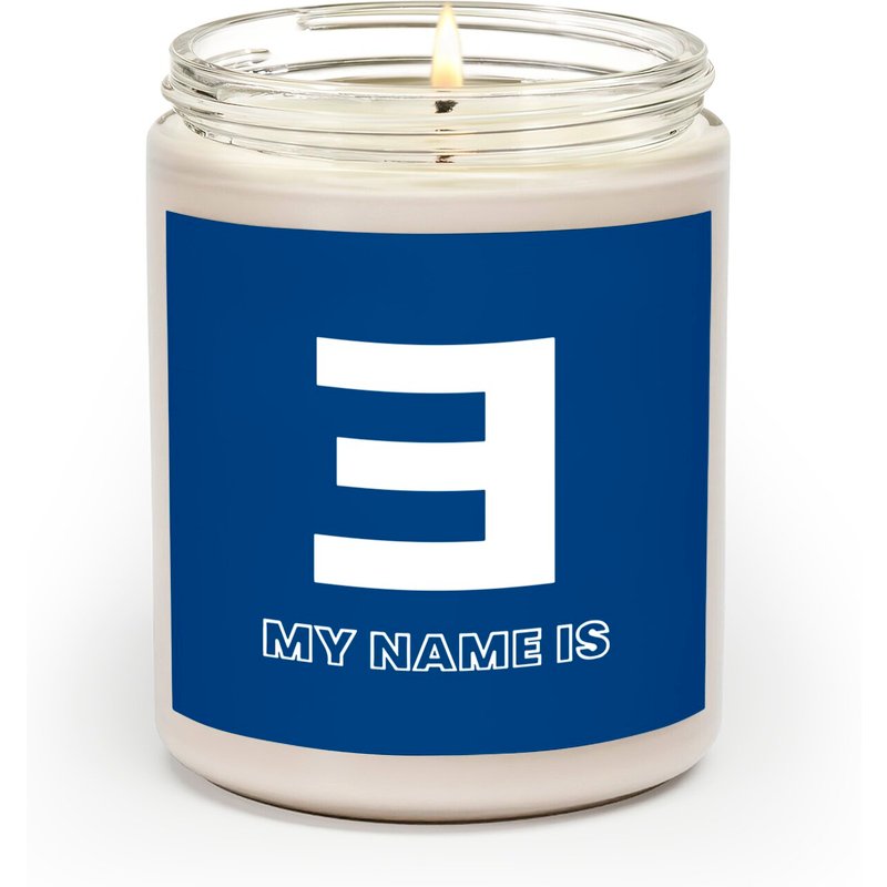 Eminem Logo My Name Is Youth Scented Candles Pullover — Scented Candles