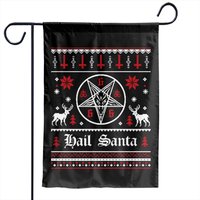 Saitan Garden Flags Hail Santa — Decorative Flags