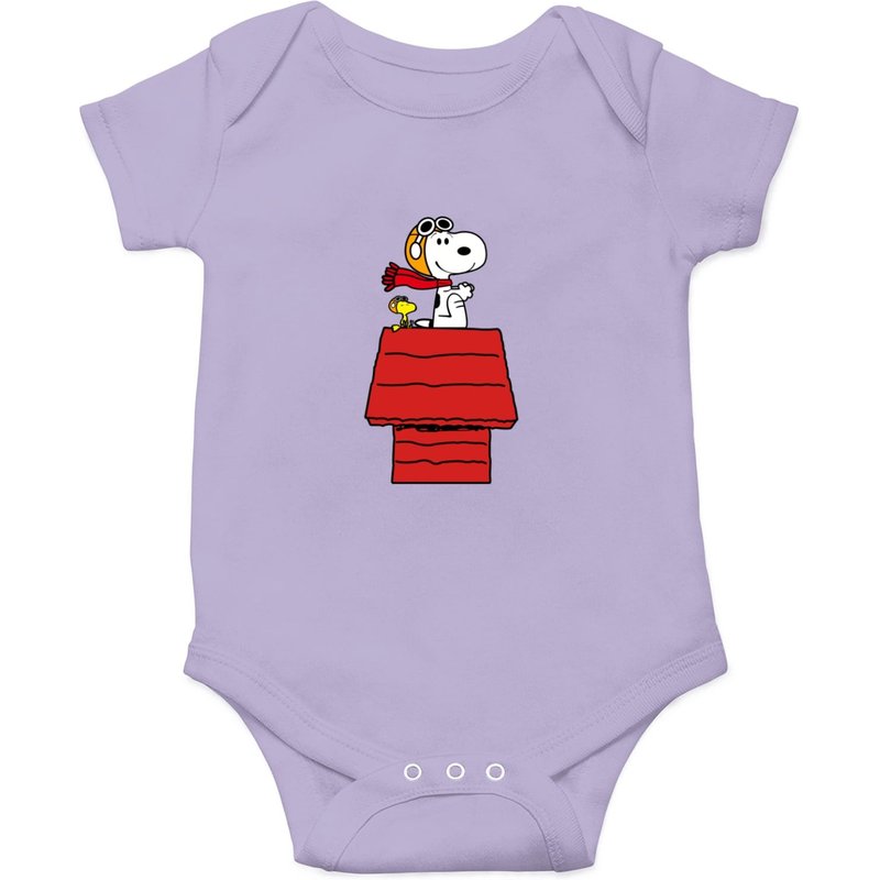 Snoopy Pilot Airplane - Snoopy - Onesies — Bodys bébé