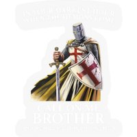 Crusader Flag Stickers Christian Gospel And Bible Phrase For Our Lord Jesus — Autocollants et stickers