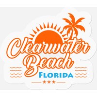 Clearwater Beach Florida Stickers — Stickers & Decals