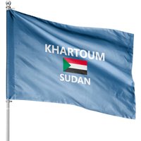 Khartoum Sudan Flag House Flags — Decorative Flags