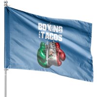 Mexico Boxing And Tacos House Flags — Drapeaux décoratifs