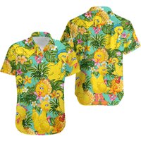 Big Bird Hawaiian Shirt, Hawaii Holiday Beach Shirt