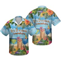 Margarita Cocktail Its 5 Oclock Somewhere Hawaiian Shirt, Hawaii Holiday Beach Shirt