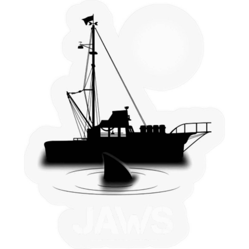 Jaws - Alternative Movie Poster - Jaws - Stickers — Autocollants et stickers
