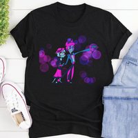 Charlie And Alastor Neon Hazbin Hotel Shirt