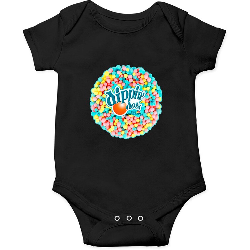 Dippin Dots - Rainbow Color Ice Cream Pullover Onesies — Bodys bébé