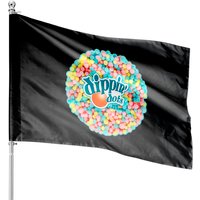 Dippin Dots - Rainbow Color Ice Cream Pullover House Flags