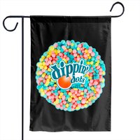 Dippin Dots - Rainbow Color Ice Cream Pullover Garden Flags — Drapeaux décoratifs